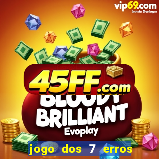jogo dos 7 erros para manipuladores de alimentos